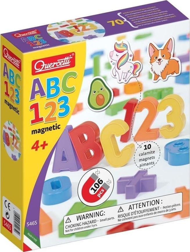 Set magnetic ABC 123 Quercetti