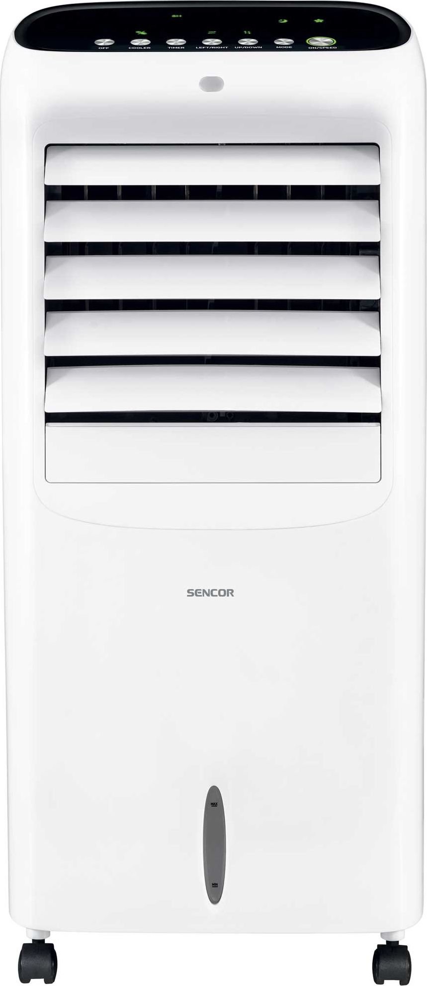 Racitor de aer portabil Sencor SFN 9021WH, Racire/Umidificare/Ventilator/Ionizare, Telecomanda, Temporizator 1-8 ore Rezervor apa 6 l, Alb