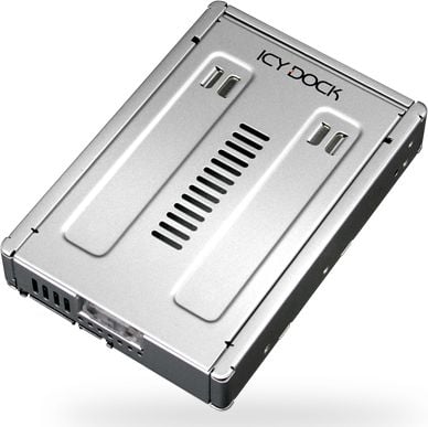 Rack Hard-disk icy dock Metalowy Konwerter/Adapter 2,5 do 3,5` SATA HDD & SSD(MB982SP-1S)```