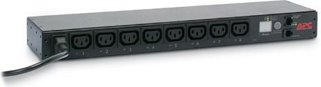 RACK PDU, SWITCHED, 1U, 12A/208V, 10A/230V, (8)C13