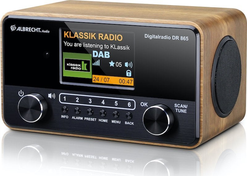 Radio Albrecht Albrecht DR 865 Senior Digitalradio holz-schwarz