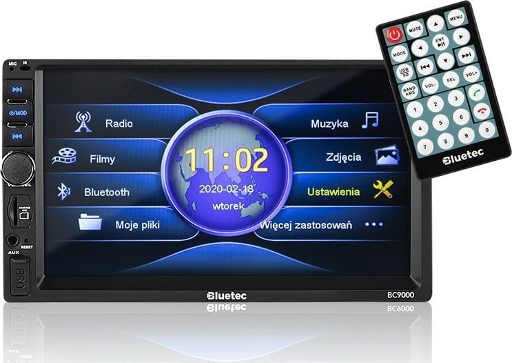 Radio, CD, DVD player auto - Radio auto Bluetec Radio BLUETEC BC9000 2DIN 7"