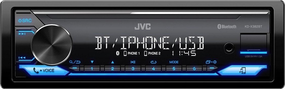 Radio auto JVC JVC KDX-382BT Radio auto BT, USB, FM