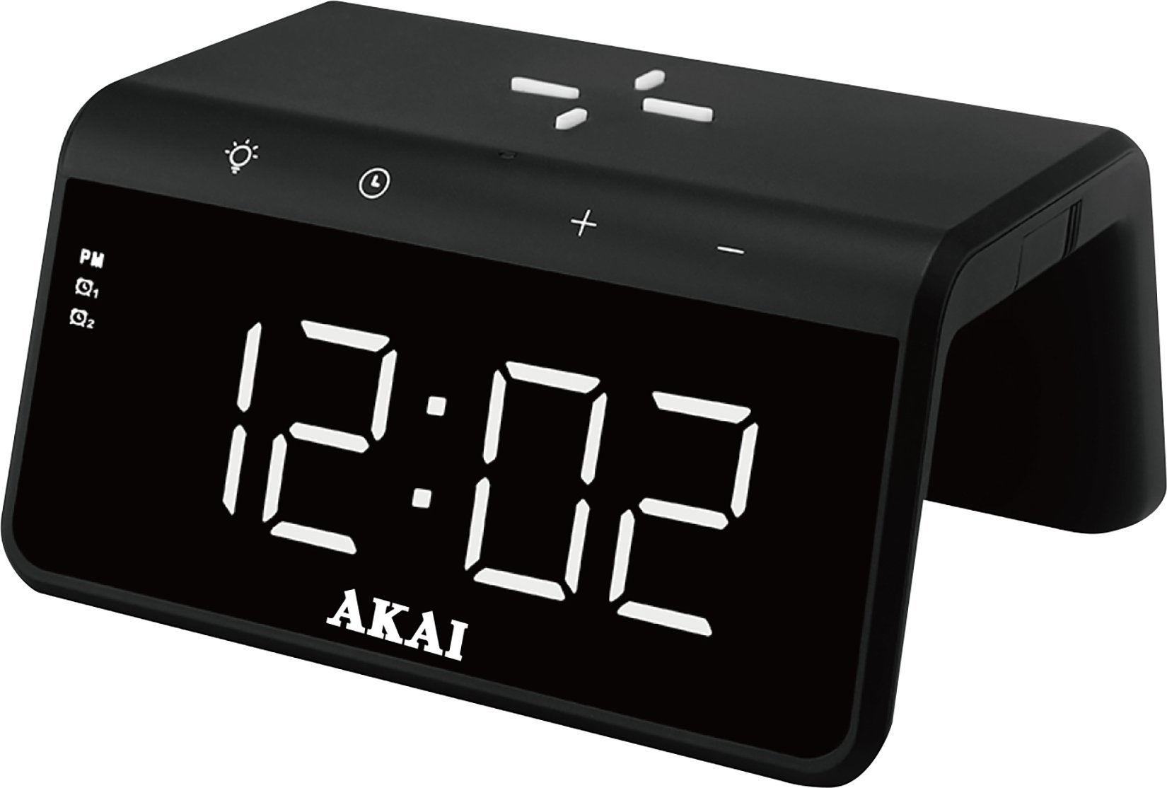 Radio cu ceas Akai Radio cu ceas AKAI ACRB-2000 cu încărcător wireless încorporat pentru smartphone-uri