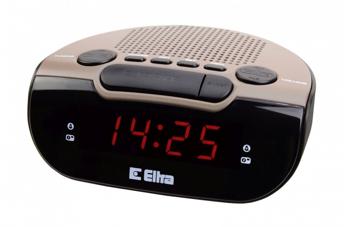 Radio cu ceas digital si alarma Zebu 06PLL, Eltra, Kaki