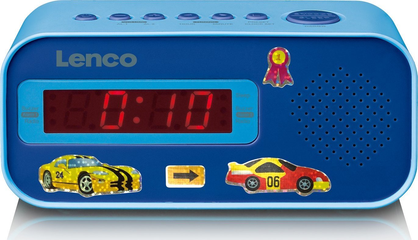 Radio cu ceas Lenco Lenco CR-205 albastru
