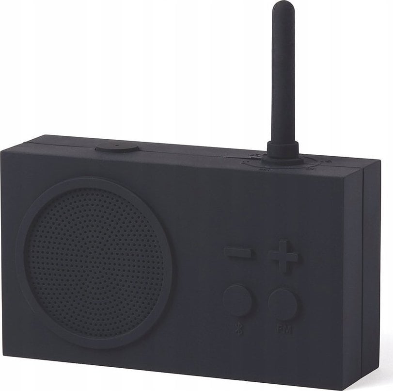 Radio Lexon LEXON Radio FM și difuzor fără fir TYKHO3 portabil, Conexiune fără fir, negru pur, Bluetooth