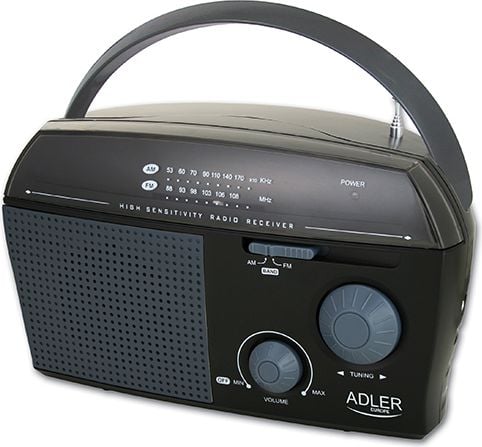 Radio portabil Analogic ADLER-AD1119, 230V, Negru