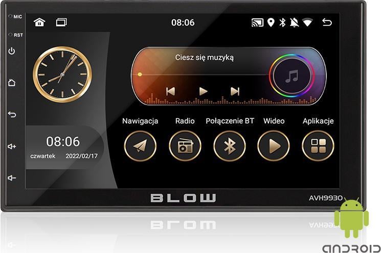 Radio, CD, DVD player auto - Navigatie 2Din Android11 BLOW AVH-9930 2GB