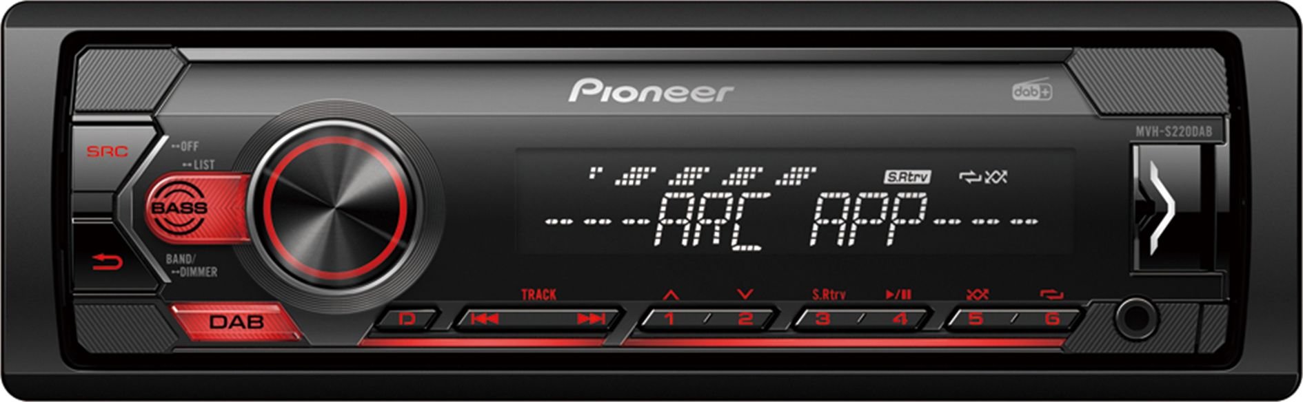 Radio, CD, DVD player auto - Radio samochodowe Pioneer MVH-S220DAB