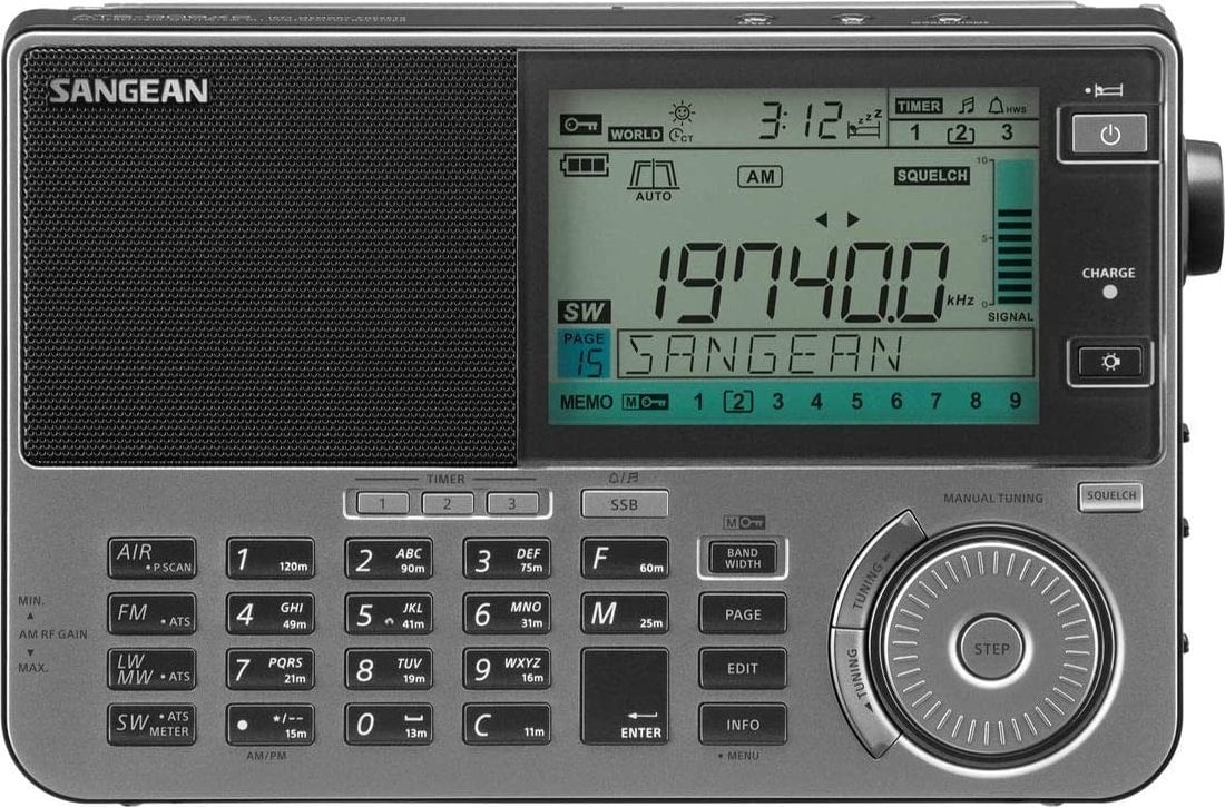 Radio Sangean Radio Global Sangean ATS-909X2 LCD FM SW AM 3W