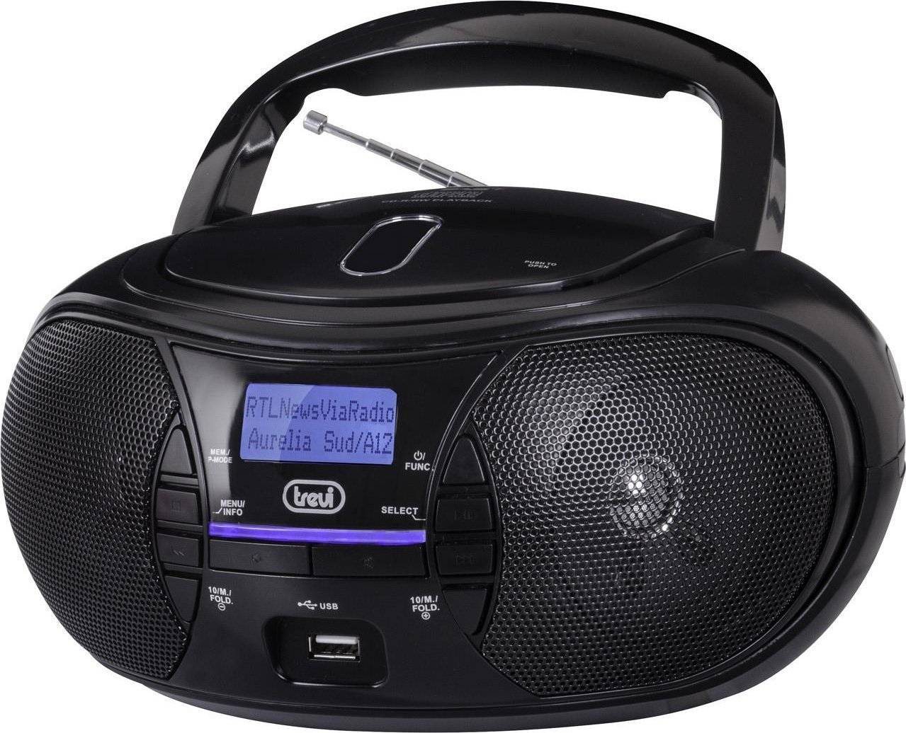 Radio Trevi Boombox Trevi CMP581 Radio DAB CD USB negru