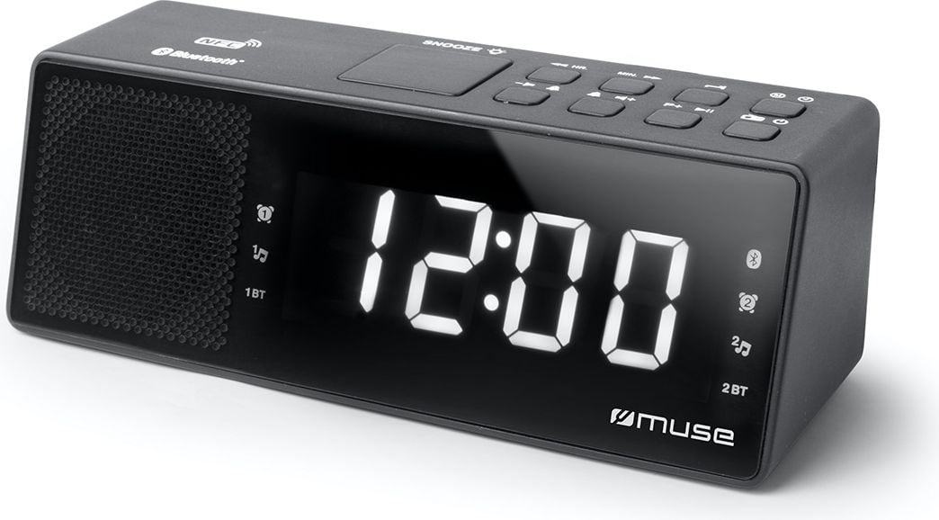 Radio cu ceas Muse M-172 BT, LED, Bluetooth, NFC Auto-Pair, Negru
