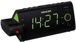 Radio cu ceas Sencor SRC 330GN, Negru