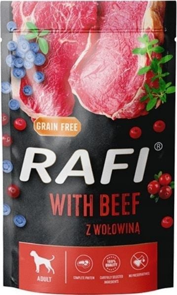 Rafi Dolina Noteci Rafi Sachet Karma Beef 500g