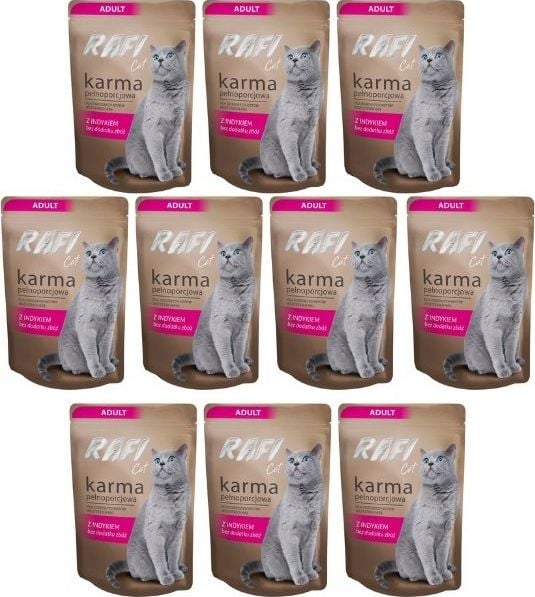 RAFI CAT ADULT TURCIA plic 100g / 10