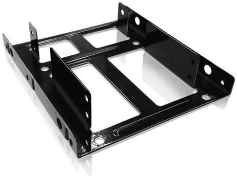 Rama de montare interna a cutiei pentru 2 x 2.5'' , Raidsonic , IcyBox , 3.5 ” , neagra