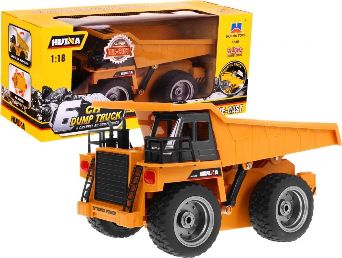 Ramiz Toy Car R/C 2.4G Dumper Metal Cabin 1:18