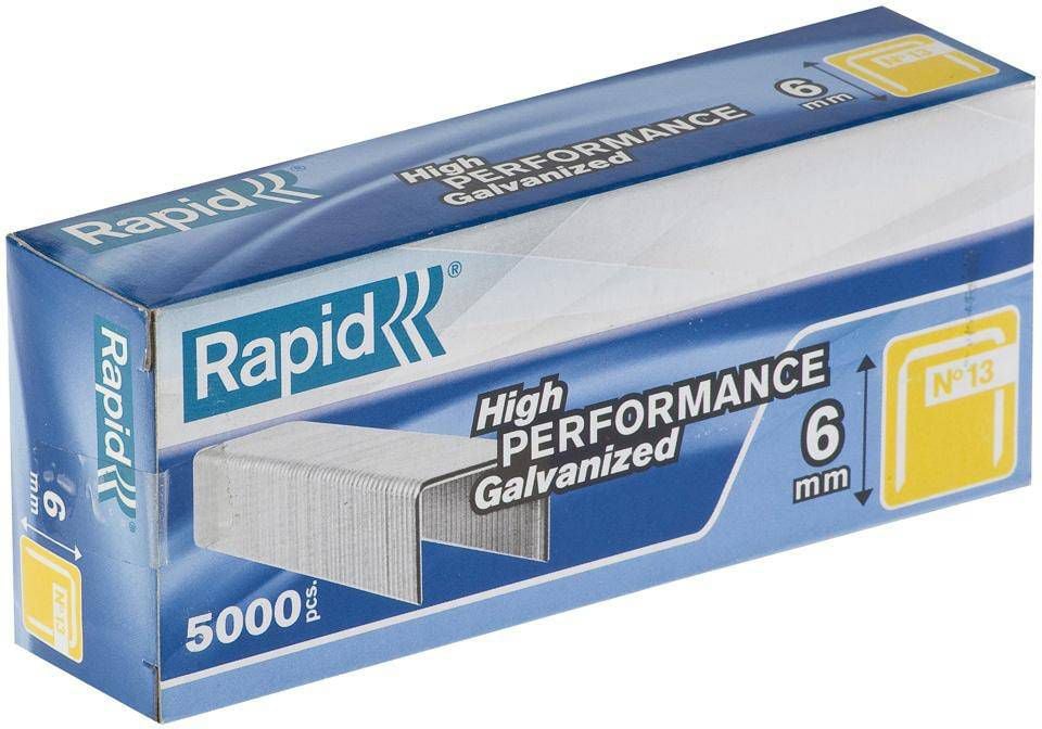 Rapid Staple 13x6mm pentru capsatoare cu pistol 5000buc. (11830700)