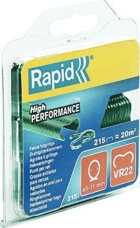 Capse de clemă pentru gard Rapid Rapid VR22, verde - 215 buc. ADMtools