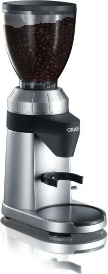Rasnite - Rasnita automata pentru cafea Graef, CM800, cantitate ajustabila, 40 de grade de macinare a cafelei, capacitate de pana la 12 portii, motor cu functionare lenta pentru pastrarea aromelor, argintiu