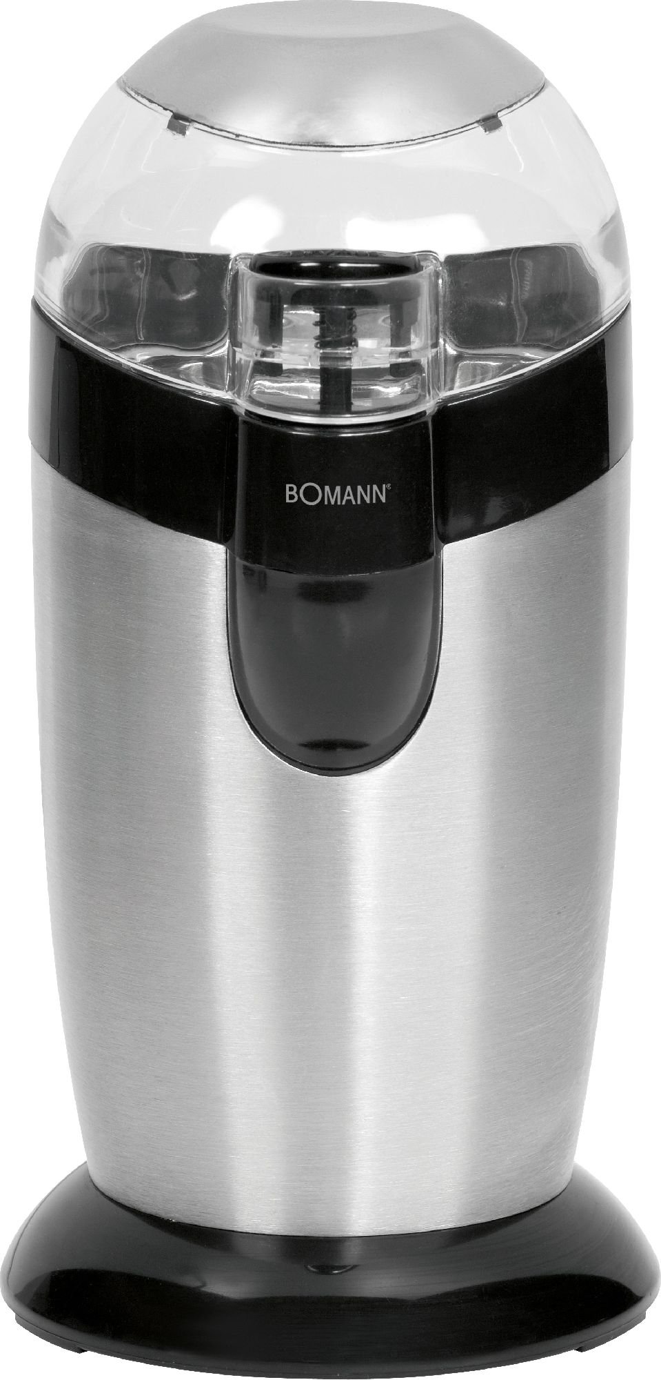 Rasnite - Rasnita de cafea electrica, Bomann, Inox, 120 W, 40 g, Negru/Argintiu