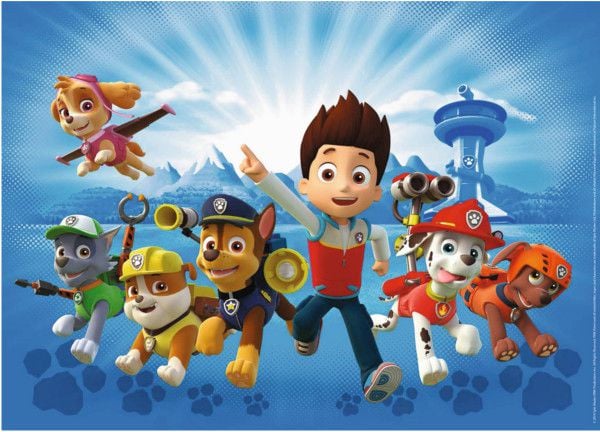 Ravensburger 100 EL. Echipa în acțiune Paw Patrol - 108992