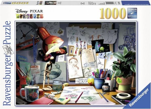 Ravensburger 1000 EL. Birou pentru artist - 194322