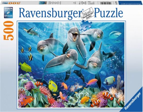 Ravensburger 500 EL. Delfinii - 147106