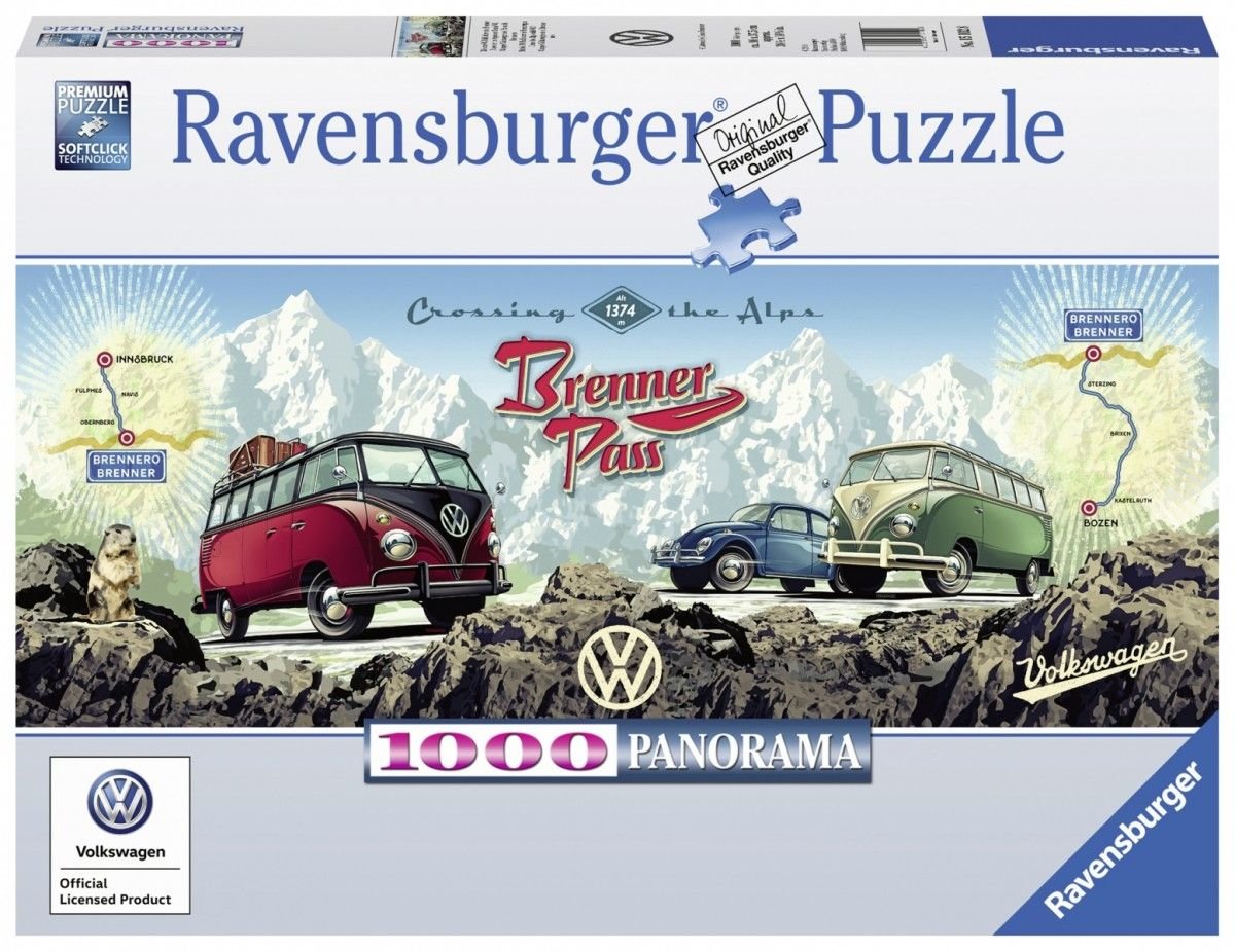 Puzzle Ravensburger 1000 de piese. Autobuz alpin (GXP-632979)