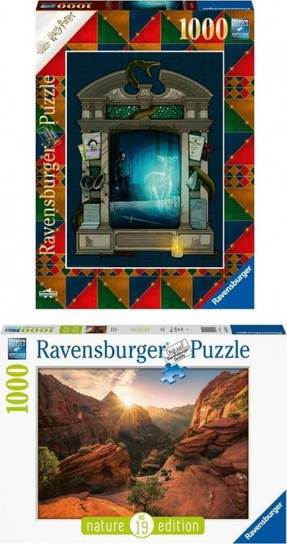 Set de puzzle Ravensburger 1000 de piese 2 în 1 16754+16748