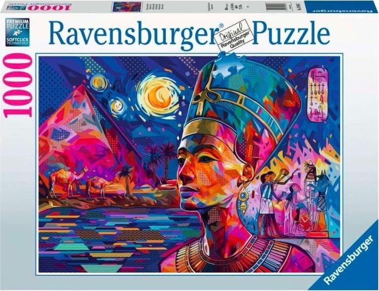 Puzzle Ravensburger - Nefertiti, 1000 piese