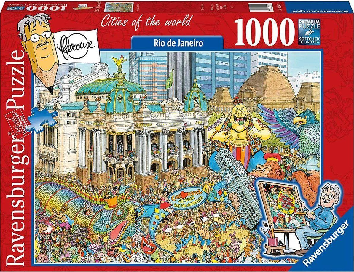Puzzle Ravensburger - Fleroux, Rio De Janeiro, 1000 piese