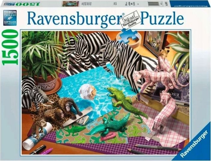 Ravensburger Puzzle 1500el Aventura cu origami 168224 RAVENSBURGER