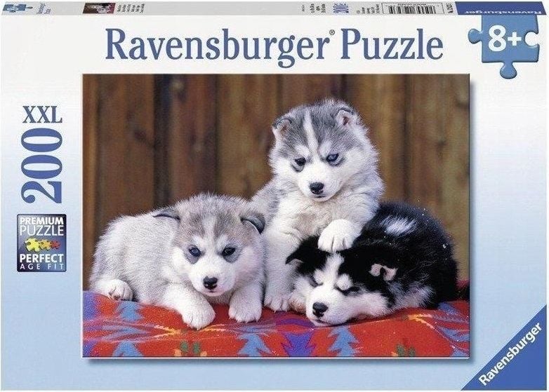 Puzzle Ravensburger - Pui De Huskie, 200 piese (12823)