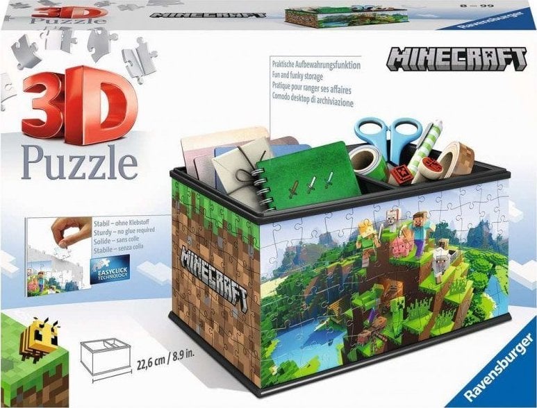 Ravensburger Puzzle 216 piese Cutie Minecraft 3D