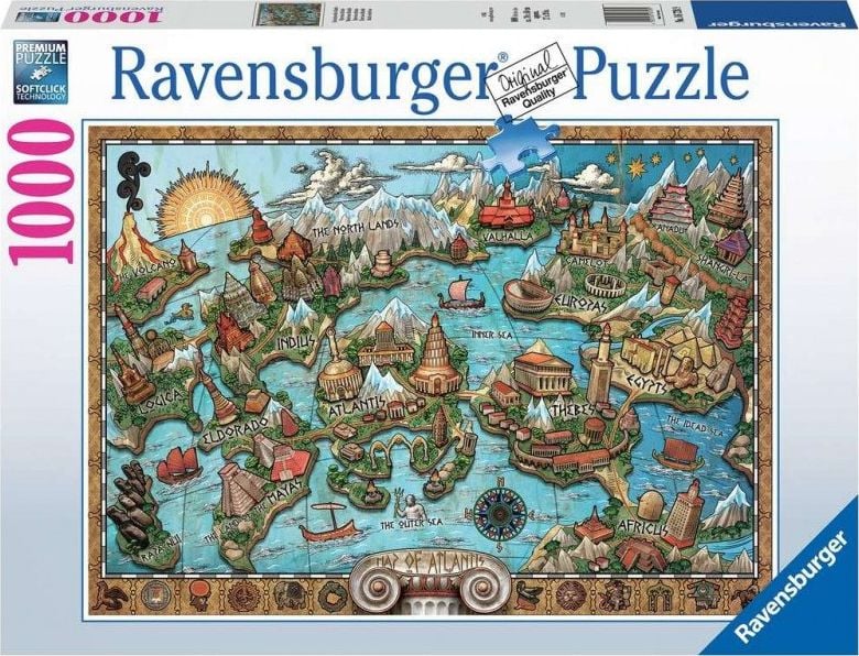 Ravensburger Puzzle 2D 1000 piese Atlantis