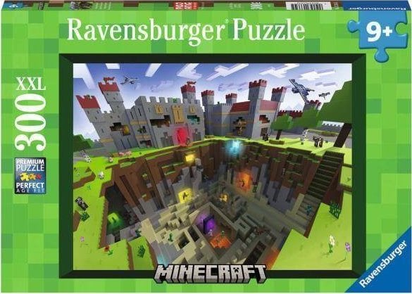 Ravensburger Puzzle 300 piese XXL Minecraft