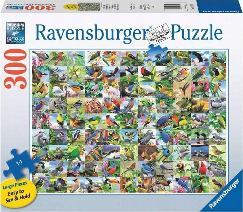 Ravensburger Puzzle 300el 99 păsări încântătoare 169375 RAVENSBURGER