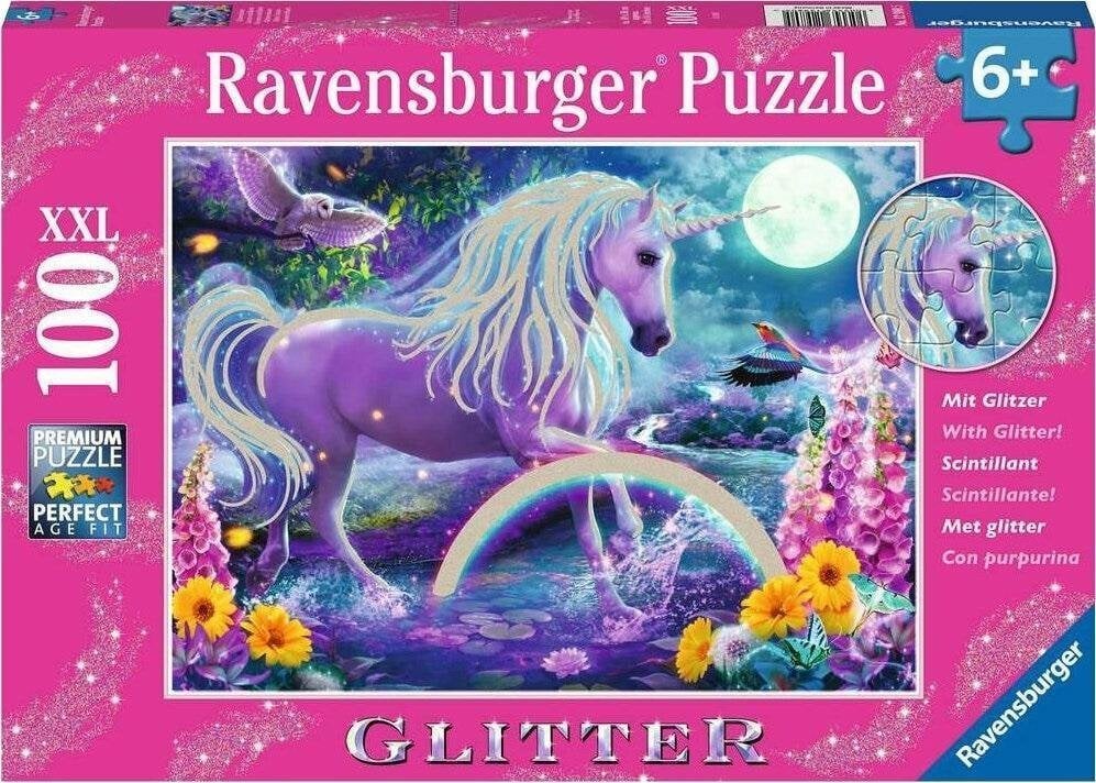 Ravensburger Puzzle 300el Glitter Unicorn 129805 RAVENSBURGER