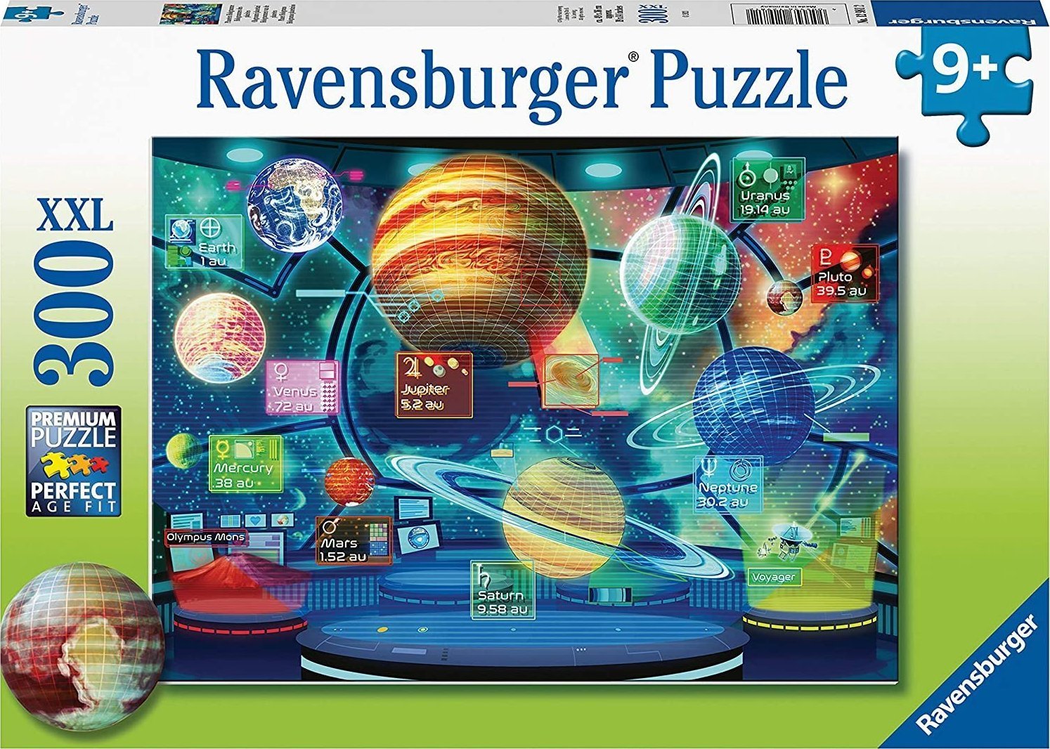 Ravensburger Puzzle 300el XXL Planet Hologram 129812 RAVENSBURGER