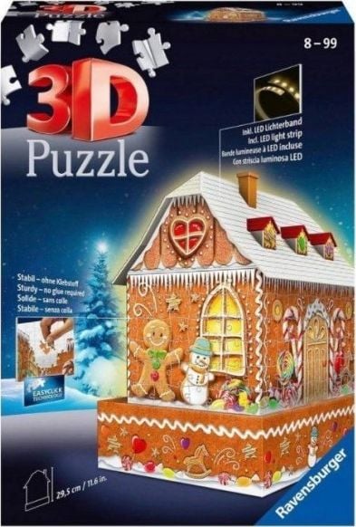 Puzzle 3D casa turta dulce, 216 piese