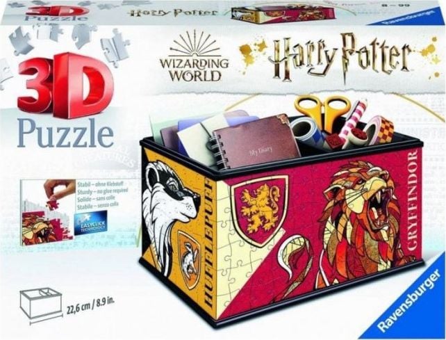 Puzzle 3D Harry Potter Storage Box , 216 piese, Multicolor