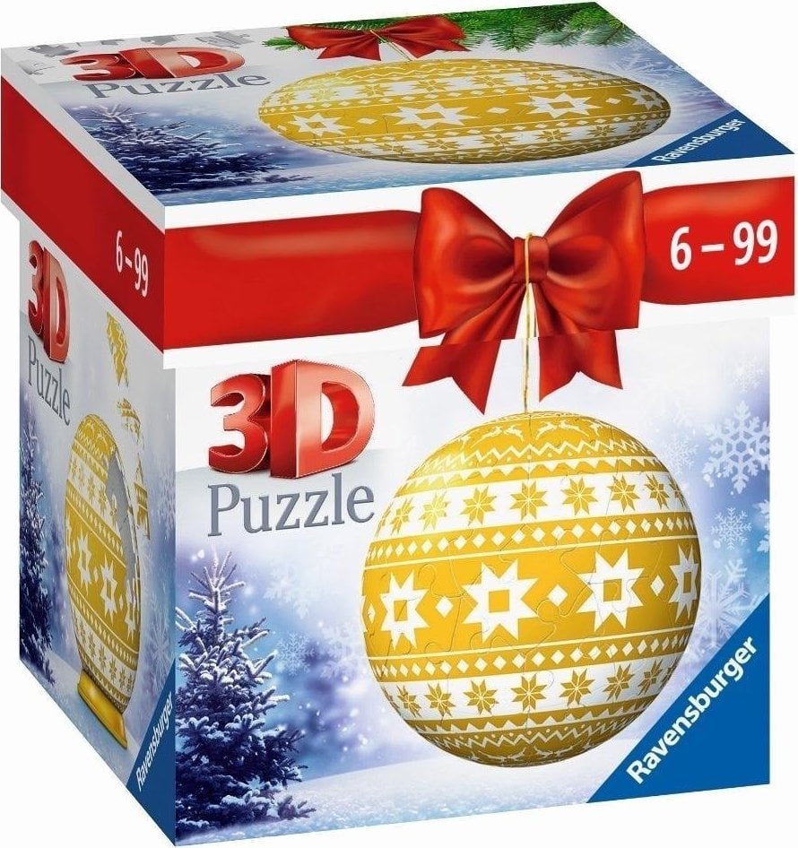 Ravensburger Puzzle 3D 54 Decoratiuni de Crăciun Tema 2