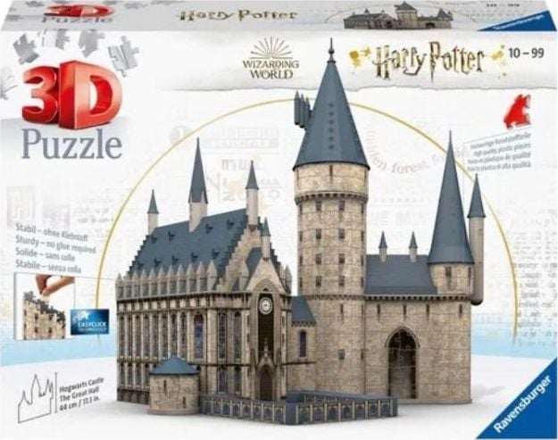 Puzzle 3D Harry Potter Hogwarts Castle: Great Hall , 540 piese, Multicolor