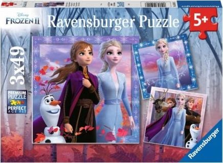 Puzzle Ravensburger - Disney Frozen II, 3x49 piese