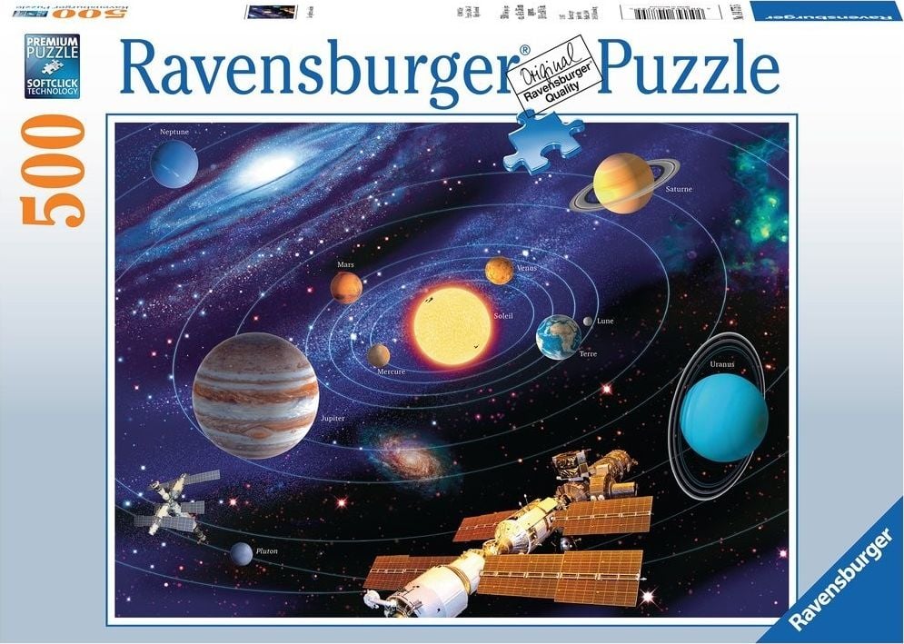 Puzzle Ravensburger 500 de piese Sistem solar