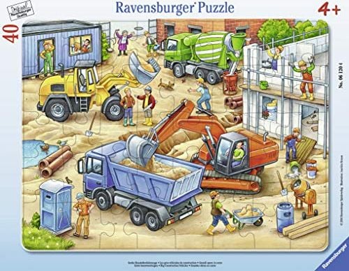 Puzzle Ravensburger - Utilaje, 40 piese (06120)