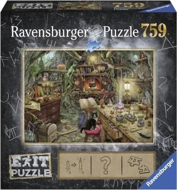 Puzzle Ravensburger - Exit Puzzle - Hexenkuche (in German), 759 piese (19952)