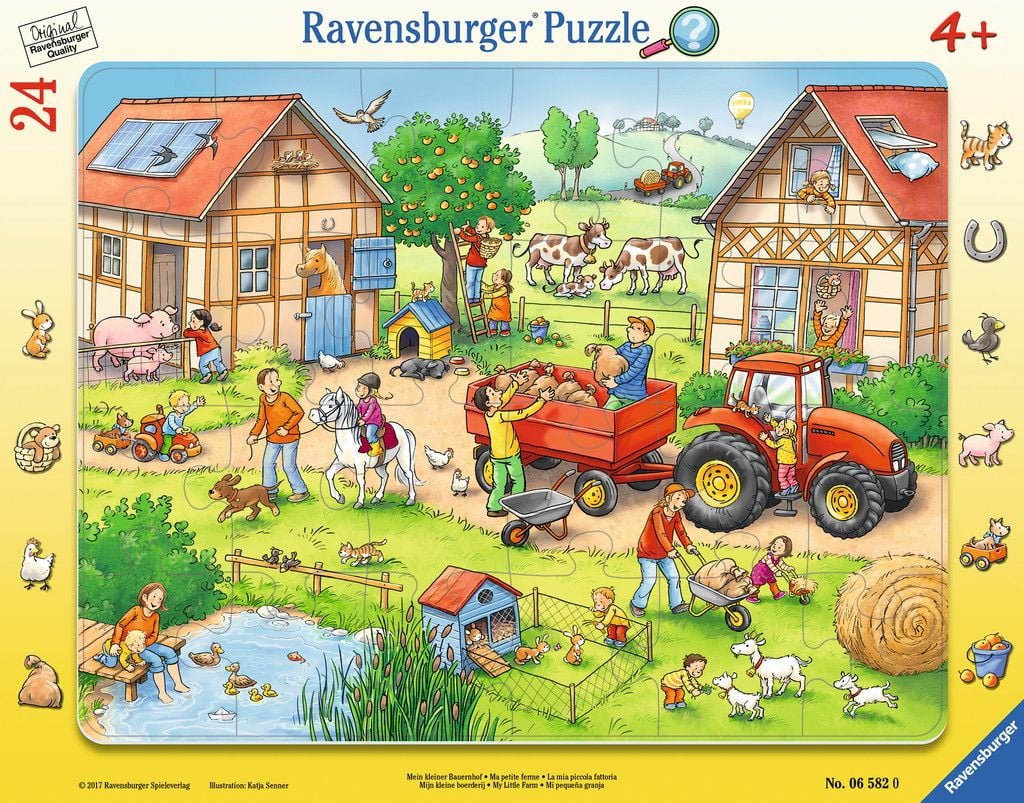 Puzzle Ravensburger - Mica Mea Ferma, 24 piese (06582)